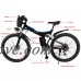 Flagup 26” Full Suspension Folding Electric Mountain Bike with Large Capacity Lithium-Ion Battery (36V 250W) | 21-speed Shimamo Gear | 3 speed Modes | 25KM/H Speed - B07BNG9DFJ
